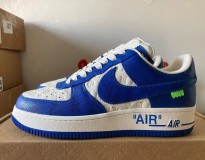 專櫃同步 歐洲原單 真品免稅版 2022 LV 聯名 Nike 潮流運動鞋 美國大哥