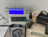 ROLEX 整錶203克重 改裝莫桑 正20K金 兄